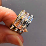 Female Crystal CZ Stone Ring