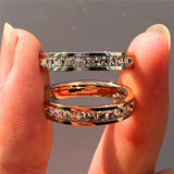 Female Crystal CZ Stone Ring