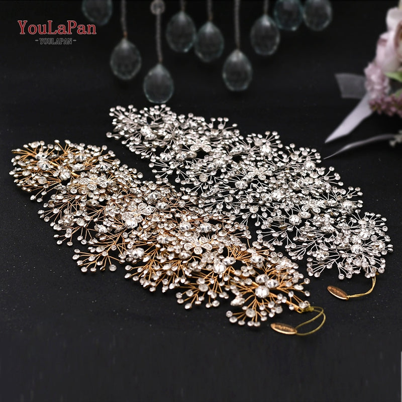 Wedding Hair Jewelry Luxury Crystal Hair Ornaments Rhinestone