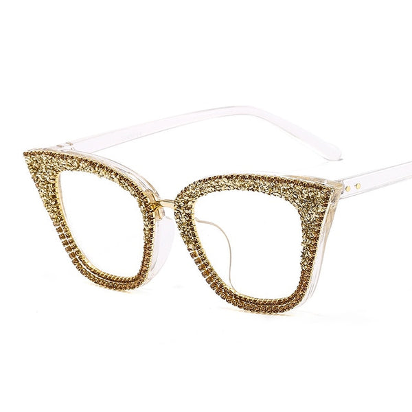 Custom Vintage cat eye Glasses retro Female Brand Designer