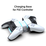 For PS5 Controller Charger Dual USB Fast Charging Dock Station Stand with USB A Ouput for PlayStation 5 DualSense Accessories