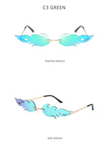 2021 New Fashion Fire Flame Sunglasses Women