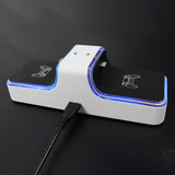 For PS5 Controller Charger Dual USB Fast Charging Dock Station Stand with USB A Ouput for PlayStation 5 DualSense Accessories
