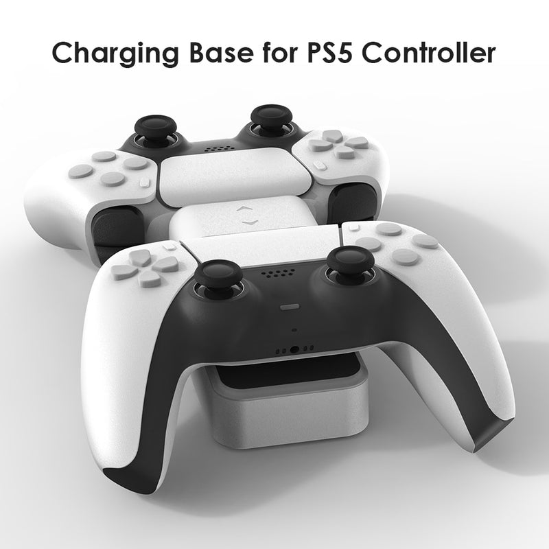 For PS5 Controller Charger Dual USB Fast Charging Dock Station Stand with USB A Ouput for PlayStation 5 DualSense Accessories