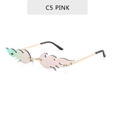 2021 New Fashion Fire Flame Sunglasses Women