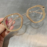 Myopia Hyperopia Women Sunglasses Vintage clear lens glasses.