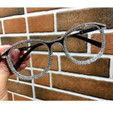 Myopia Hyperopia Women Sunglasses Vintage clear lens glasses.