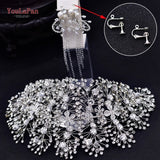 Wedding Hair Jewelry Luxury Crystal Hair Ornaments Rhinestone