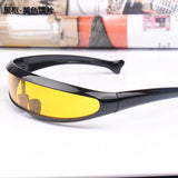 2021 Retro Futuristic glasses Luxury Men Sunglasses