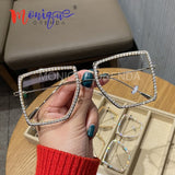 Myopia Hyperopia Women Sunglasses Vintage clear lens glasses.