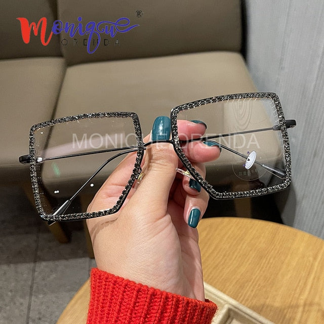 Myopia Hyperopia Women Sunglasses Vintage clear lens glasses.