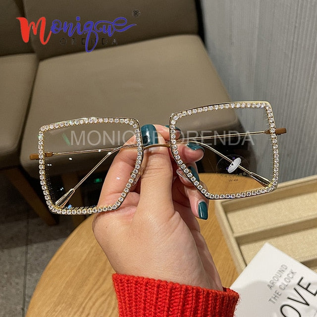 Myopia Hyperopia Women Sunglasses Vintage clear lens glasses.