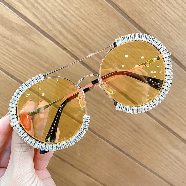 2023 luxury Round sun glasses