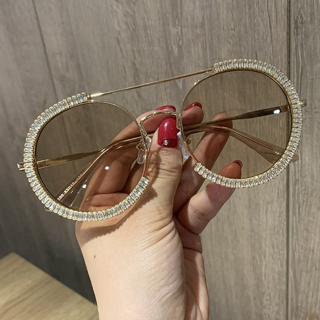 2023 luxury Round sun glasses